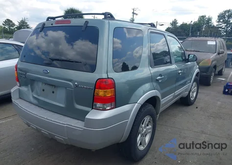 2006 Ford Escape Hybrid Hev from USA, damaged, VIN 1FMCU96H76KC82049